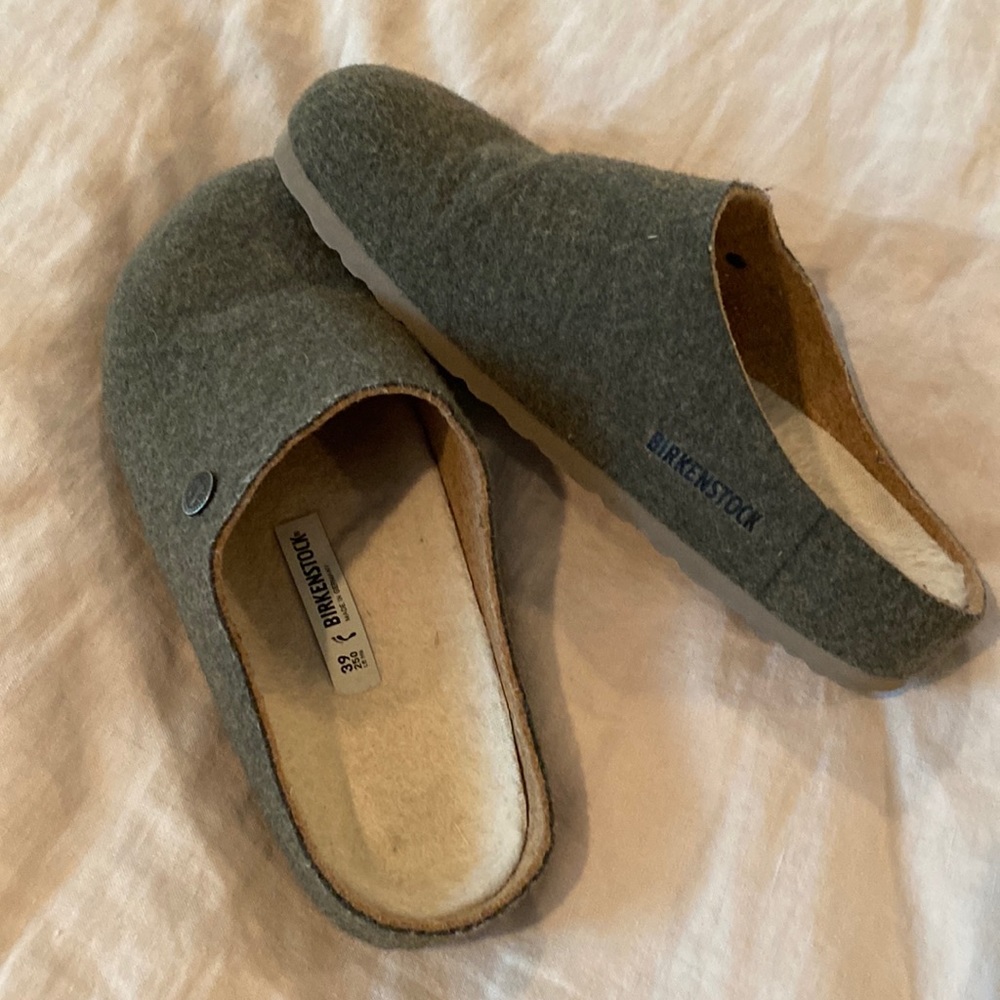 Birkenstock Kaprun Wool Felt Clog Doubleface Khaki